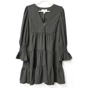 *NEW* POMANDER PLACE BLACK CREPE KENZO DRESS